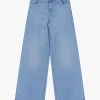 Jeans a zampa con vita bassa