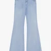 Jeans a zampa vita media