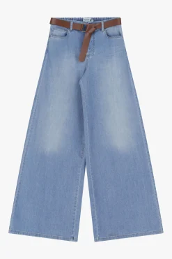 Jeans ampi con cintura
