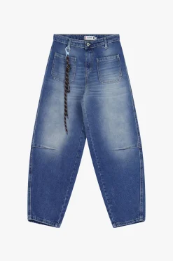 Jeans baloon con vita alta