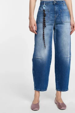 Jeans baloon con vita alta