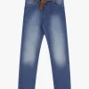 Jeans girlfriend con vita bassa