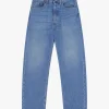 Jeans mom-fit vita alta