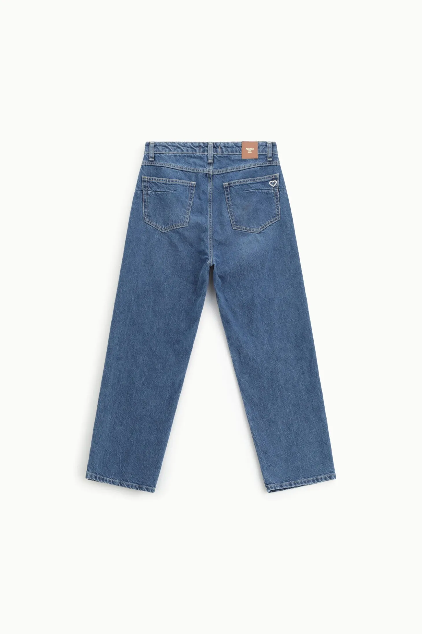 Jeans pierna recta tiro alto