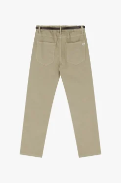 Jeans rectos con cinturón ajustable
