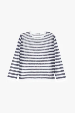 Jersey de rayas con mangas largas