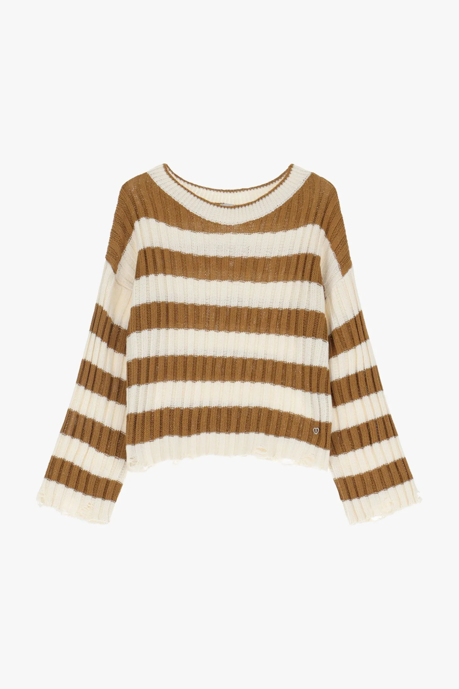 Jersey de rayas con mangas largas