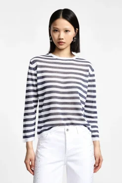 Jersey de rayas con mangas largas