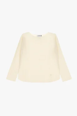 Jersey monocolor con escote cuadrado
