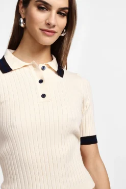 Jersey polo manga corta