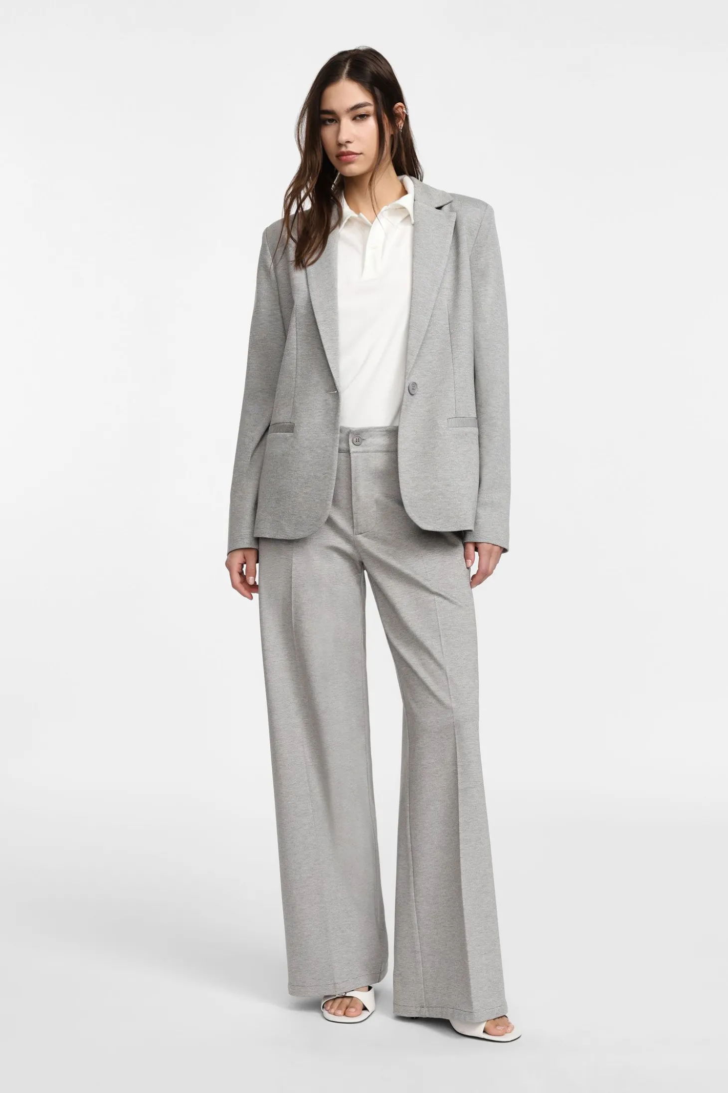 Palazzo trousers in fleece