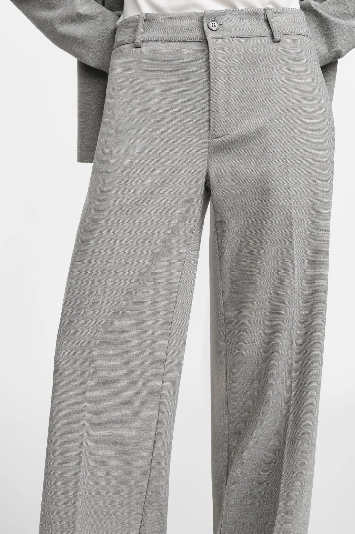 Palazzo trousers in fleece