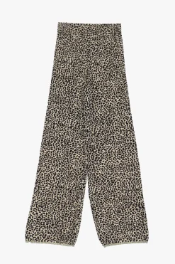 Pantalones acampanados con estampado animal