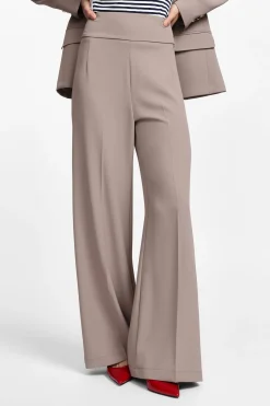 Pantalones acampanados de cintura alta