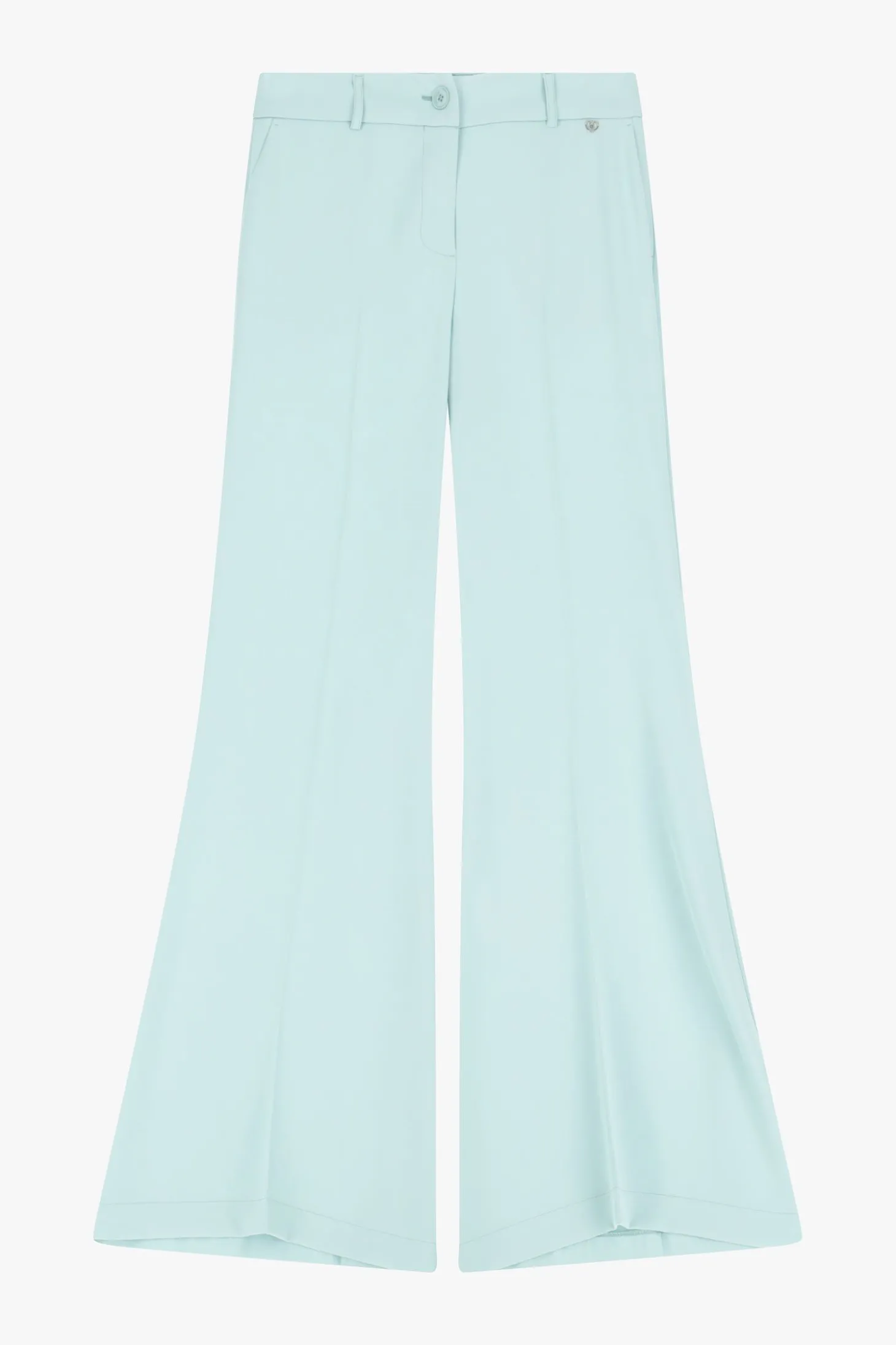 Pantalones acampanados tiro alto