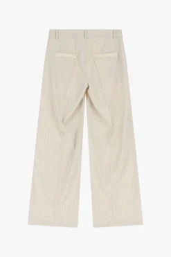 Pantalones anchos a rayas