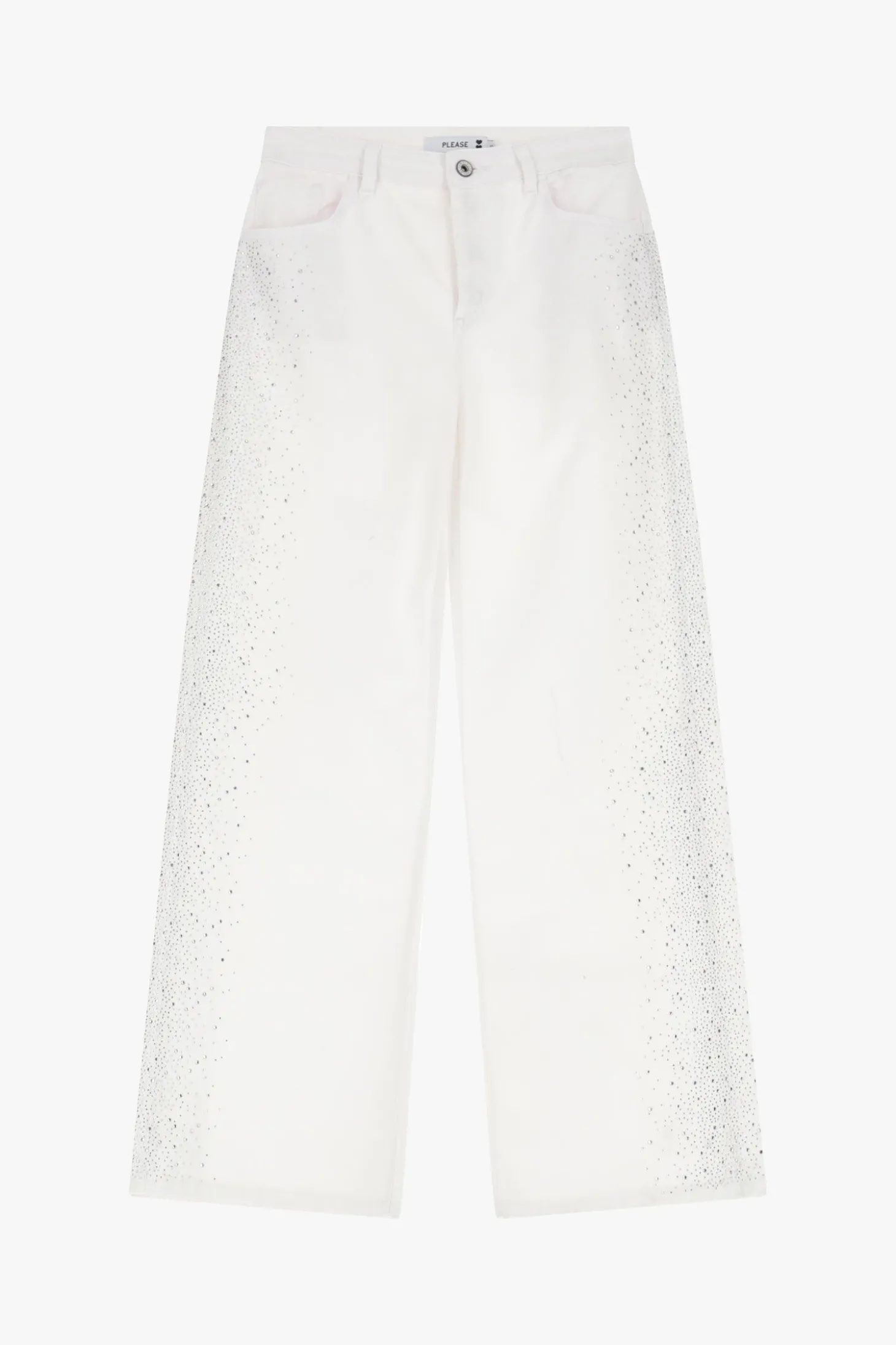Pantalones anchos cintura media