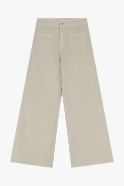Pantalones anchos con bolsillos