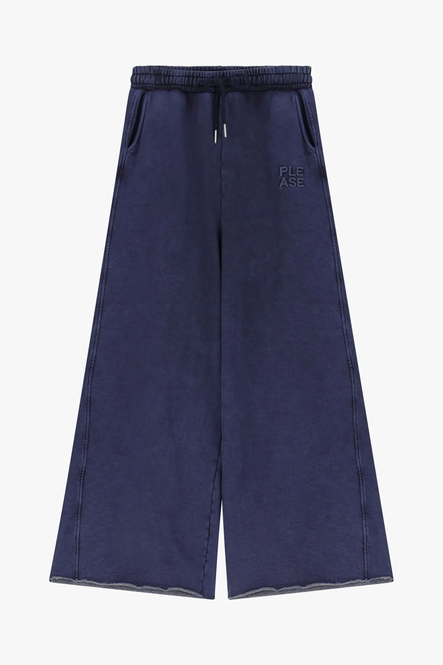 Pantalones anchos con cordón ajustable