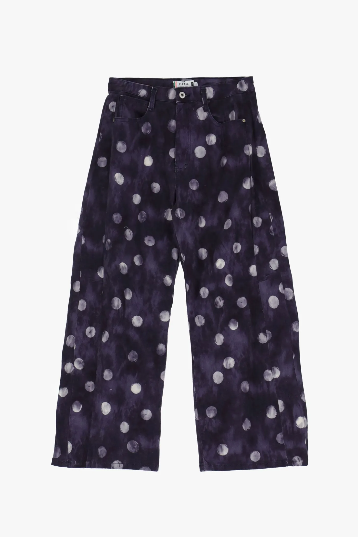 Pantalones anchos con estampado