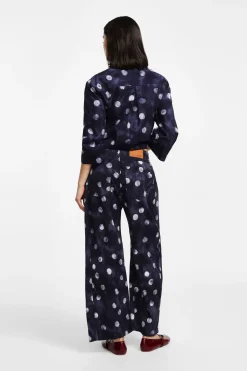 Pantalones anchos con estampado