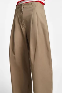Pantalones anchos de cintura media
