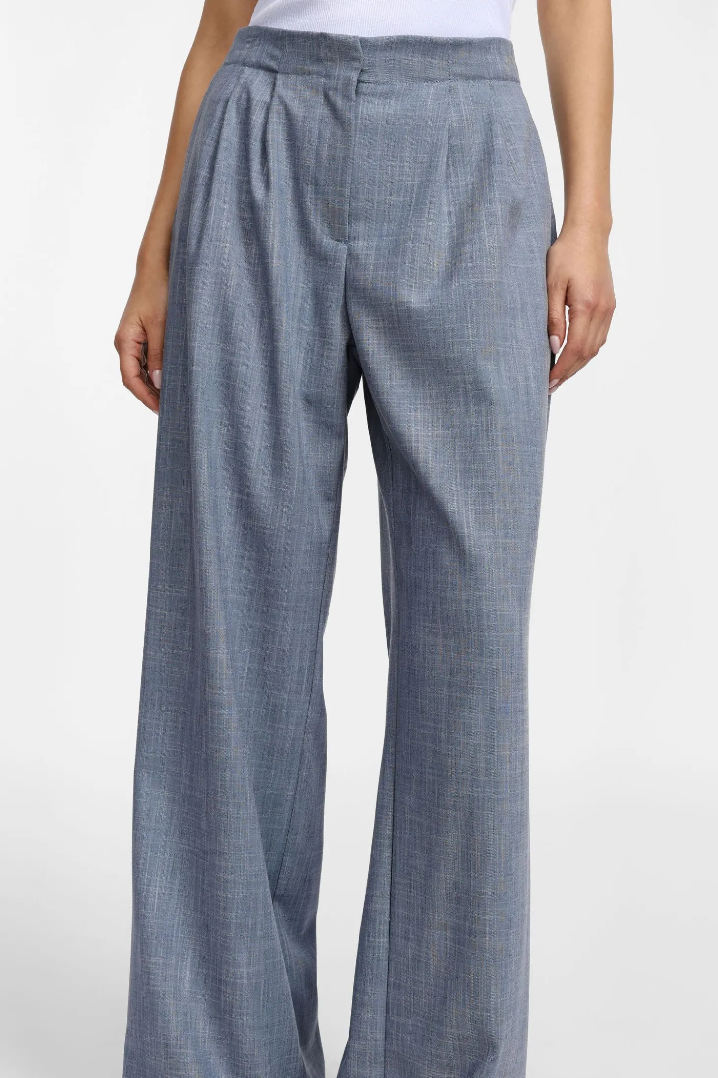 Pantalones anchos de cintura alta