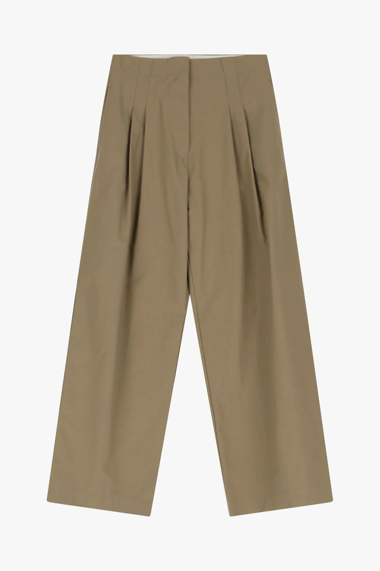 Pantalones anchos de cintura media