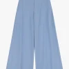 Pantalones anchos de tiro alto