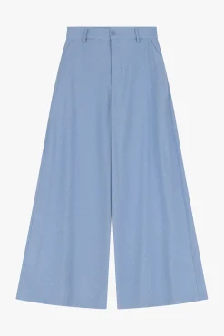 Pantalones anchos de tiro alto