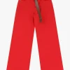 Pantalones anchos de tiro medio