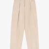 Pantalones anchos de tiro alto