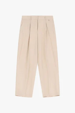 Pantalones anchos de tiro alto