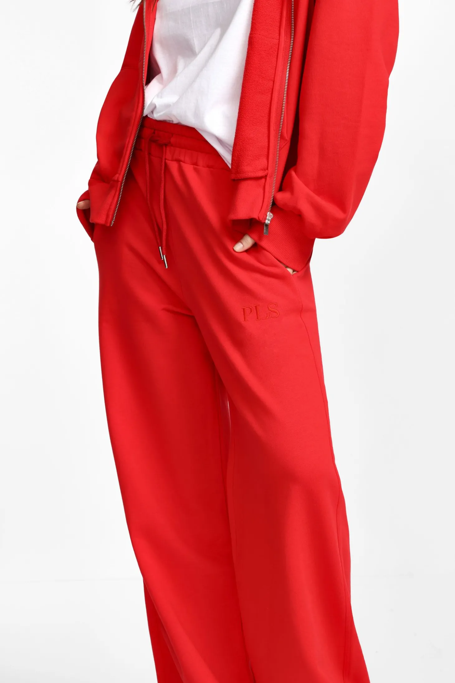 Pantalones anchos deportivos con cordón