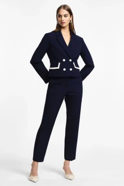 Pantalones con rayas en contraste