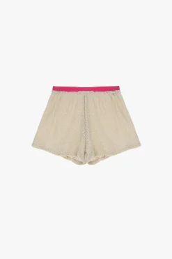 Pantalones cortos con estampado y cintura elástica