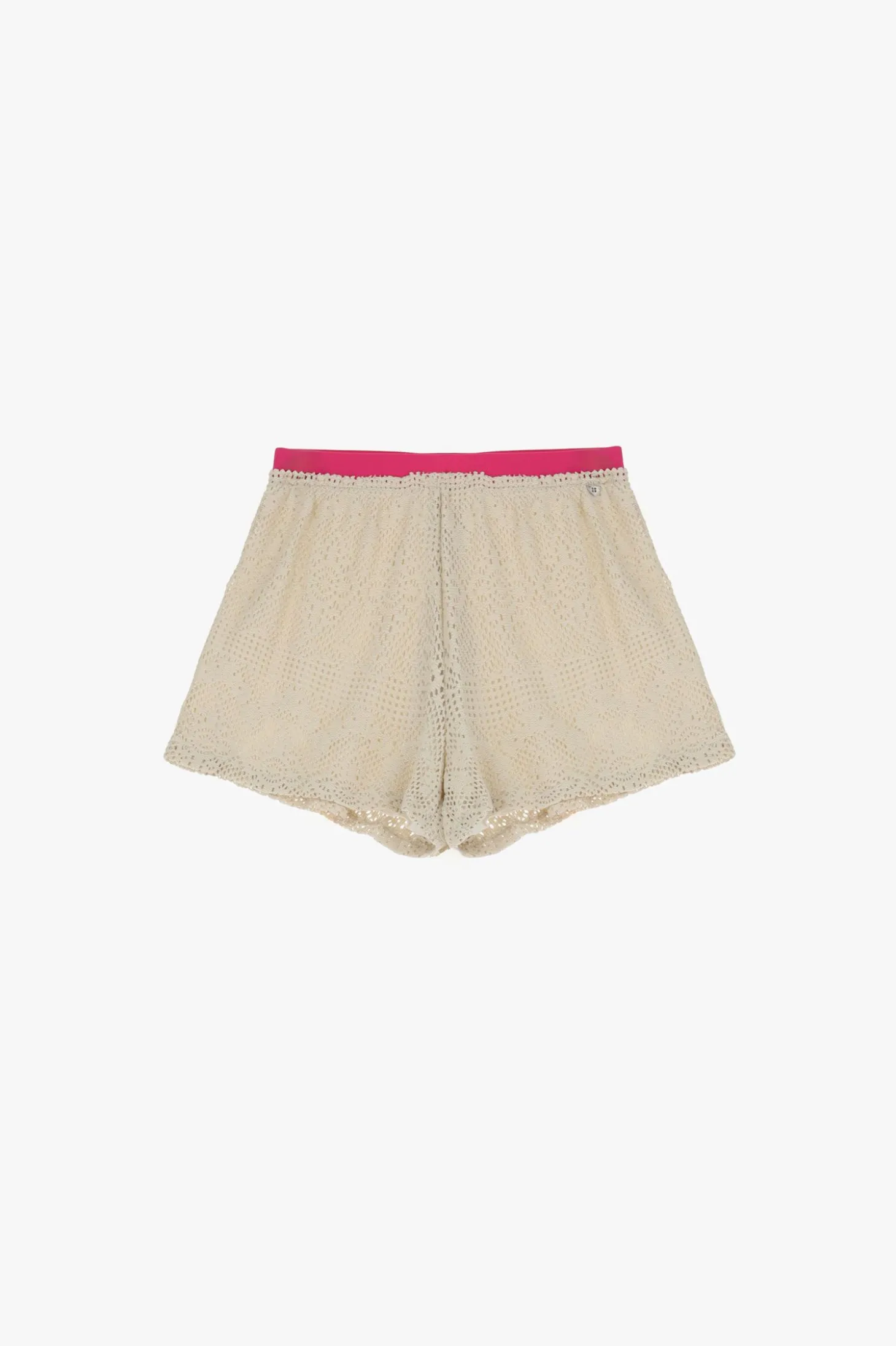 Pantalones cortos con estampado y cintura elástica