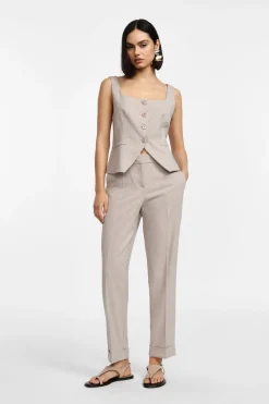 Pantalones de ajuste medio