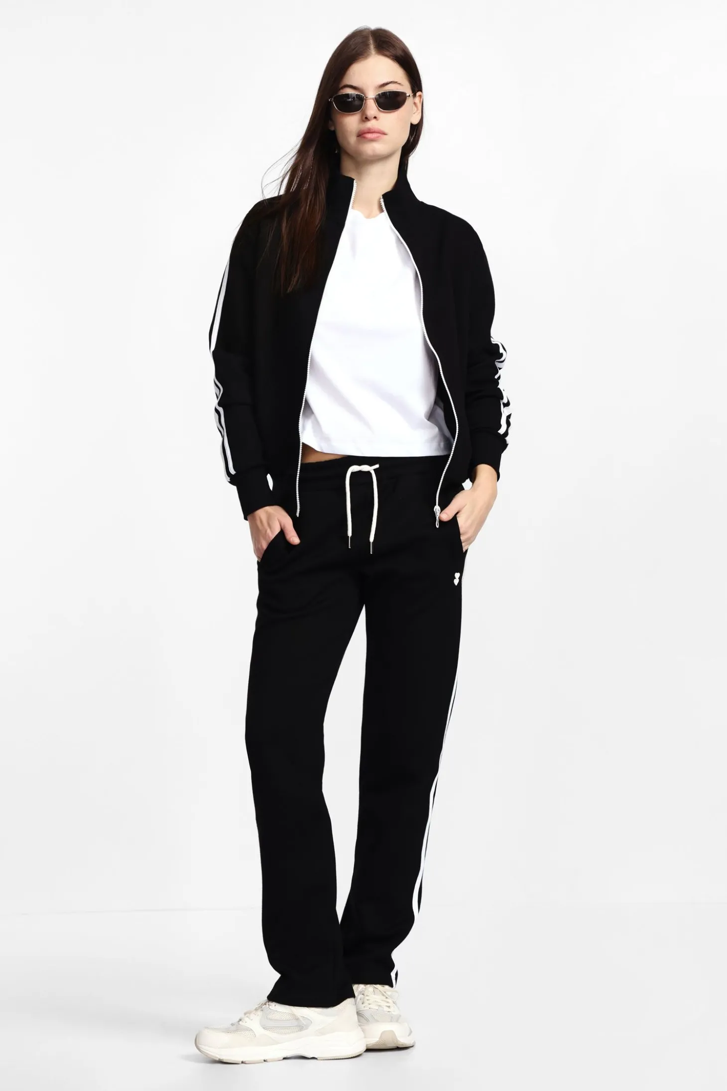 Pantalones de jogging con rayas