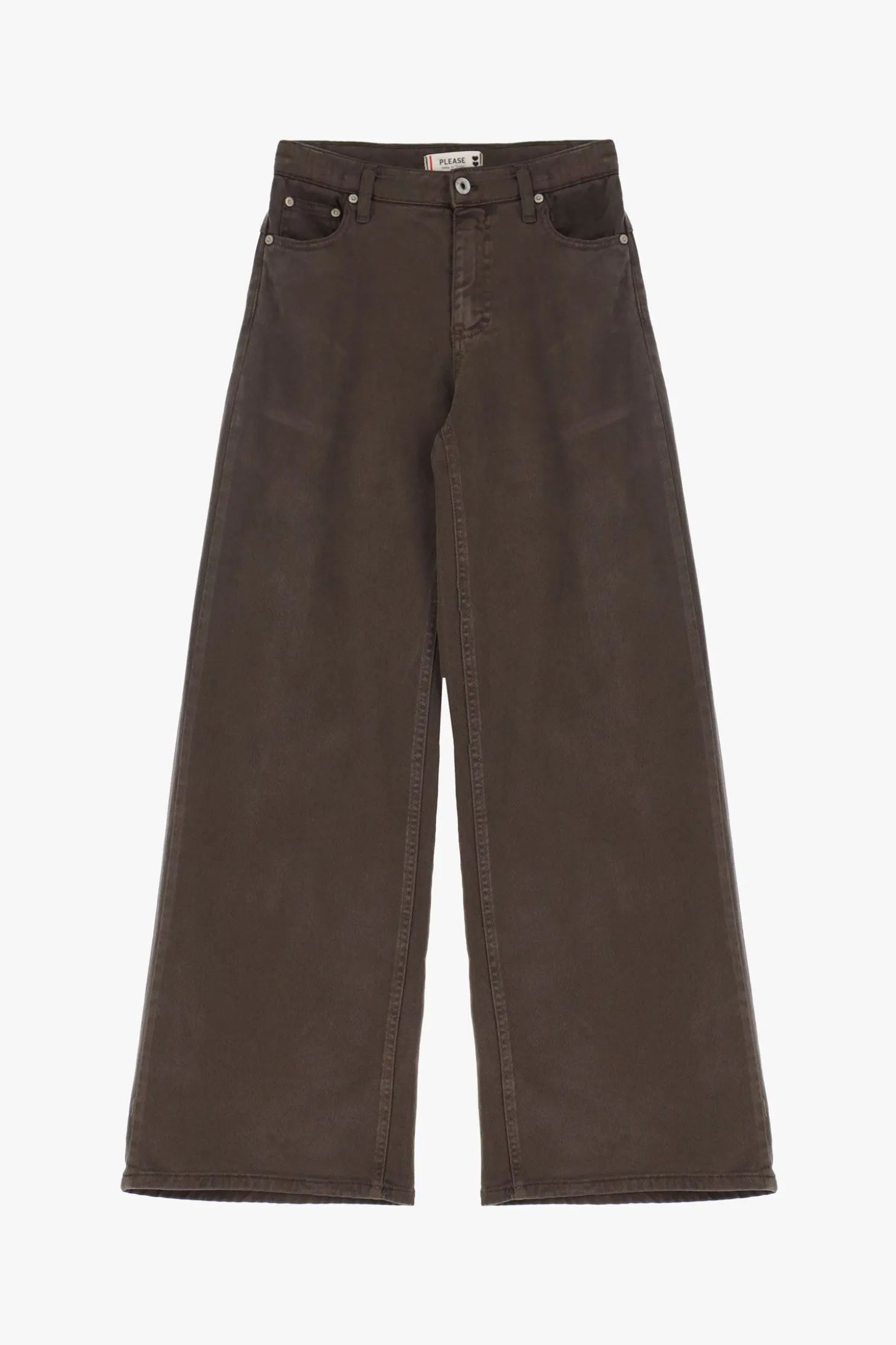 Pantalones de pierna ancha medios
