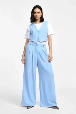 Pantalones de pierna ancha