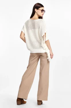 Pantalones de pierna ancha medios