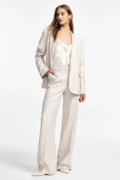 Pantalones palazzo de rayas casuales