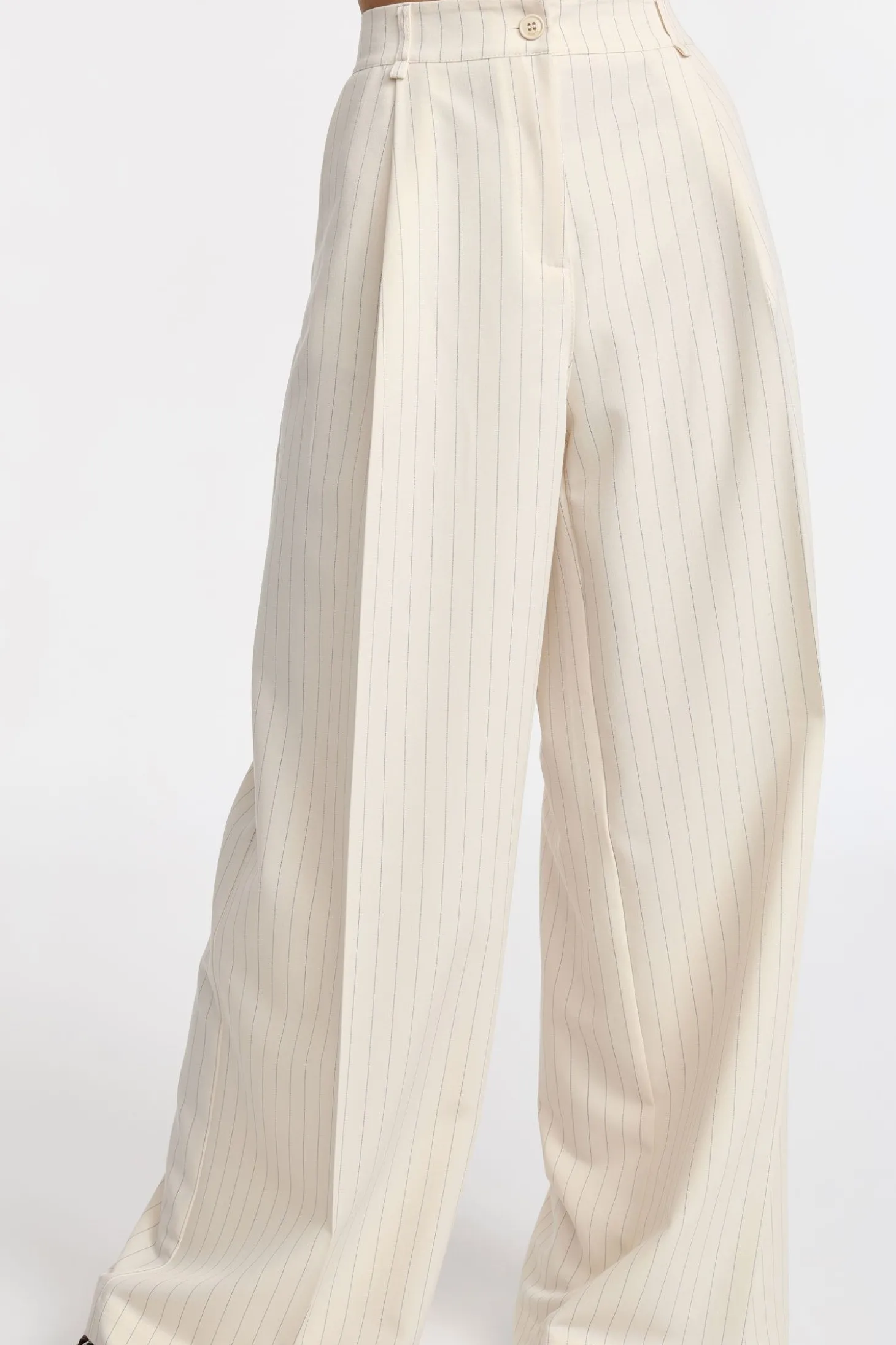 Pantalones palazzo de rayas