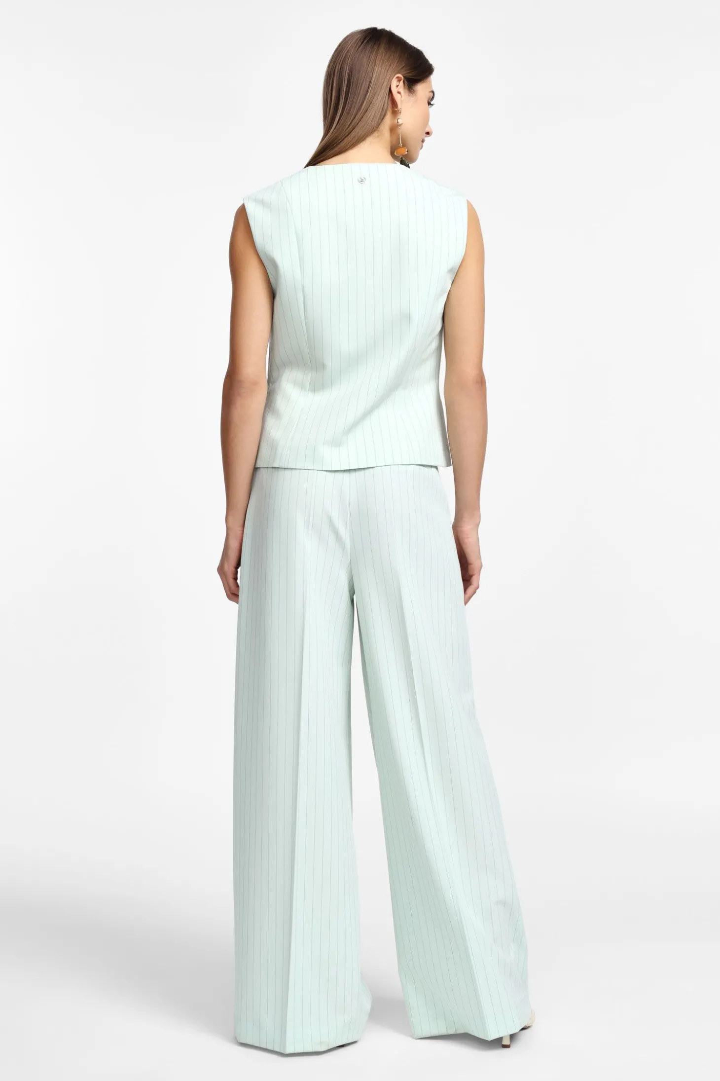 Pantalones palazzo de rayas
