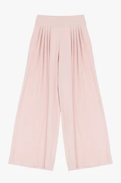 Pantalones palazzo de talle alto