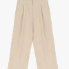 Pantalones palazzo de talle alto