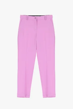 Pantalones pitillo de talle medio