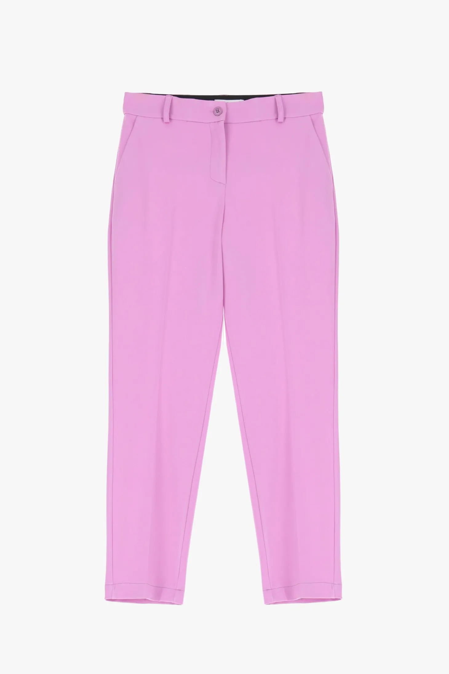 Pantalones pitillo de talle medio