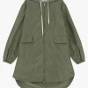 Parka con capucha y cremallera
